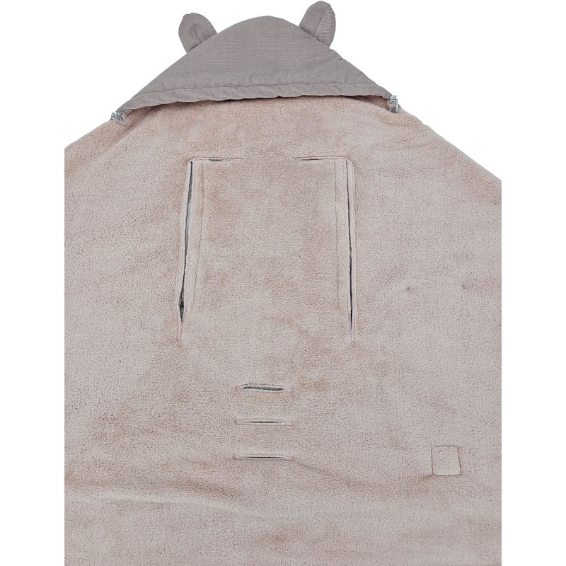 Śpiworek do fotelika VELVET pasy 3 i 5-punktowe LUKROWY