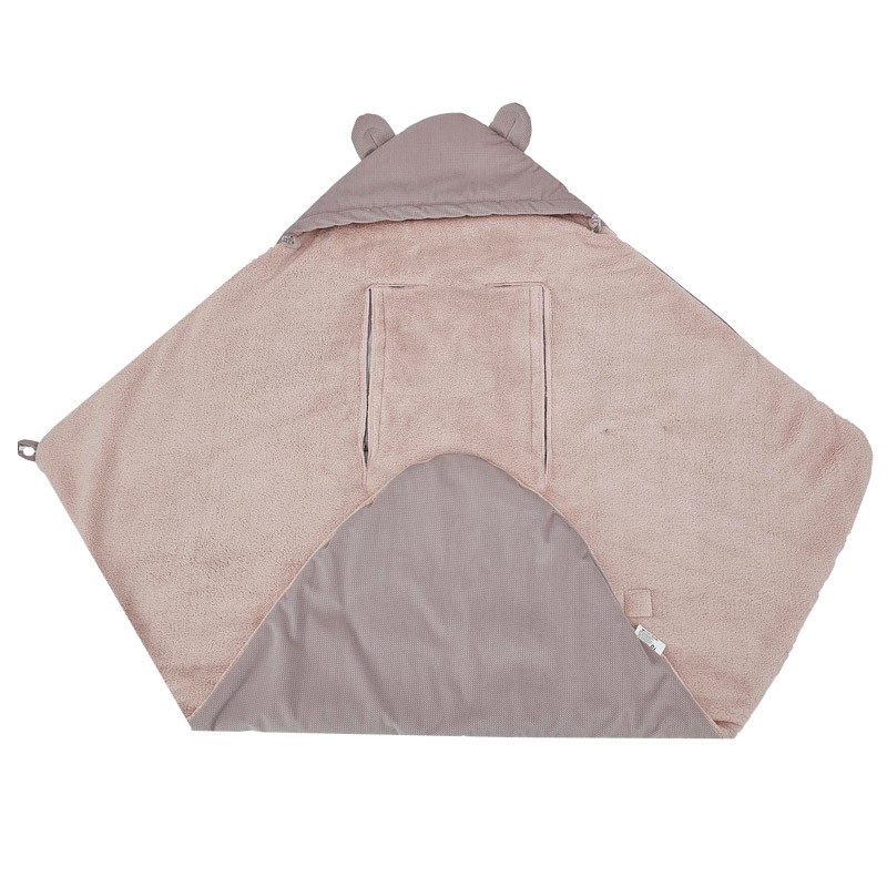 Sleeping bag for car seat VELVET 3- and 5-point belts ICING