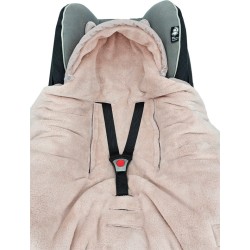 Schlafsack für Autositz VELVET 3- und 5-Punkt-Gurt ICING