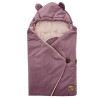 Sleeping bag for car seat VELVET 3- and 5-point belts LILAC