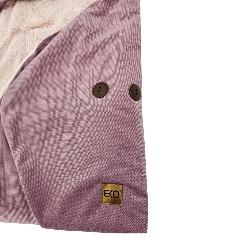 Spací pytel pro autosedačku VELVET 3 a 5bodové pásy LILAC