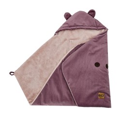 Sleeping bag for car seat VELVET 3- and 5-point belts LILAC