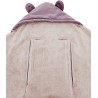 Schlafsack für Autositz VELVET 3- und 5-Punkt-Gurt LILAC