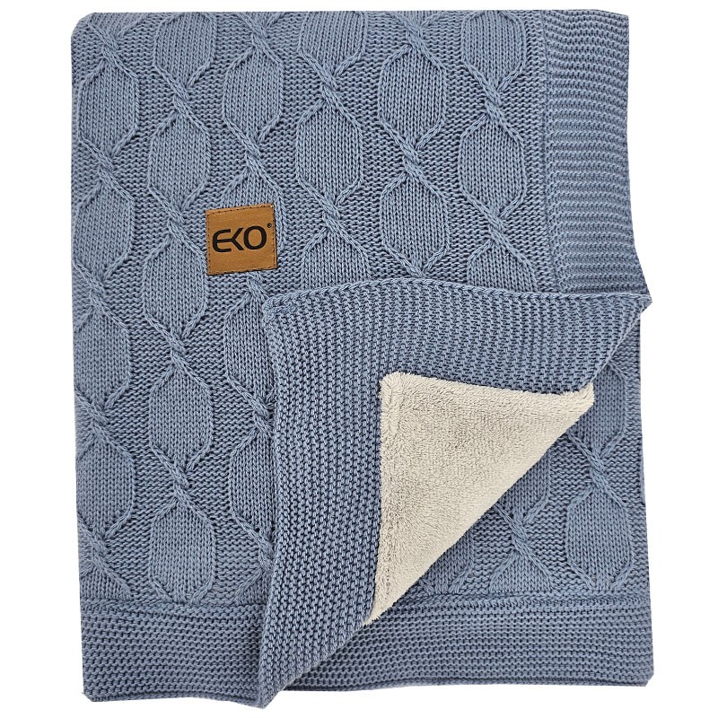 Couverture avec doublure en fourrure JEANS Couverture avec doublure en fourrure JEANS