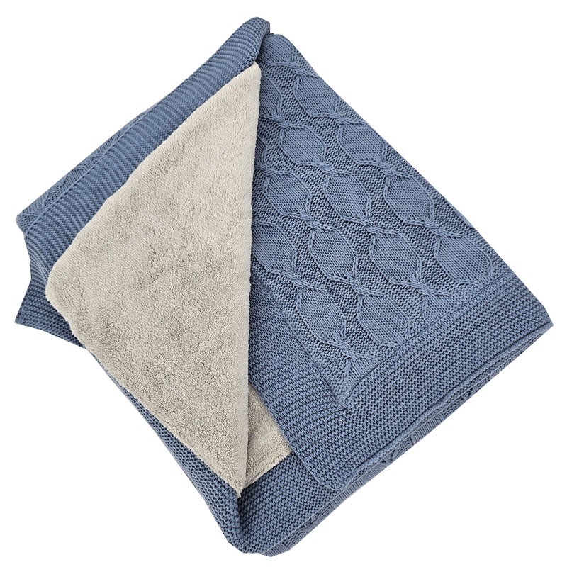 Couverture avec doublure en fourrure JEANS Couverture avec doublure en fourrure JEANS