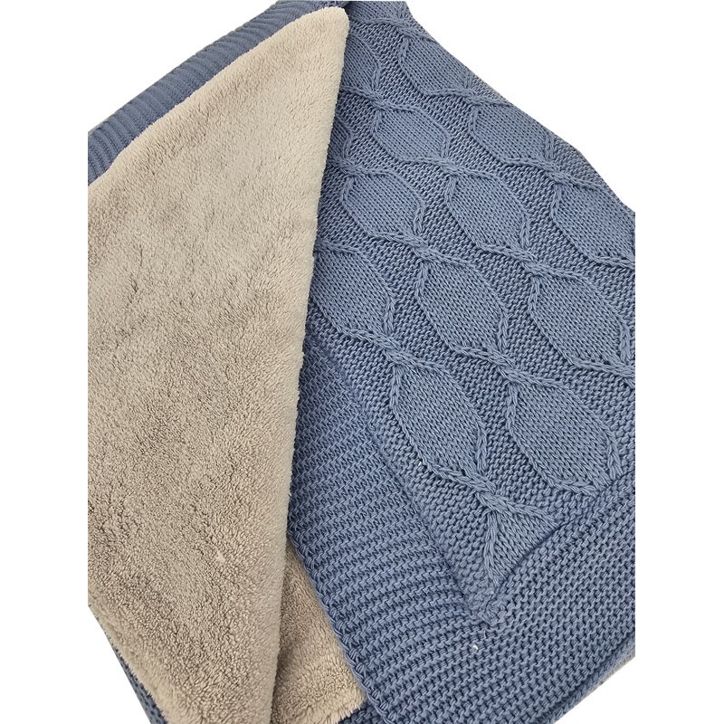 Couverture avec doublure en fourrure JEANS Couverture avec doublure en fourrure JEANS