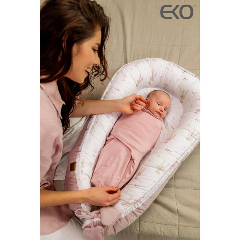 Kokvilnas saišķis SWADDLE 3-6 kg ROSE PINK Kokvilnas saišķis SWADDLE 3-6 kg ROSE PINK