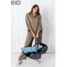Sac de couchage pour siège auto VELVET ceintures 3 et 5 points GIRAFFE/BLEU Sac de couchage pour siège auto VELVET ceintures 3 et 5 points GIRAFFE/BLEU