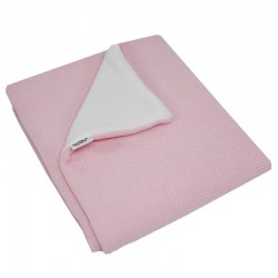 Knitted blanket PINK
