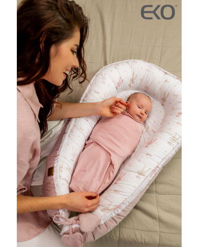 Baluchon de coton SWADDLE 3-6 kg TURQUOISE Baluchon de coton SWADDLE 3-6 kg TURQUOISE