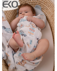 BAMBOO SWADDLE & NAPPY 120 x 120 cm  SCOOTER BAMBOO SWADDLE & NAPPY 120 x 120 cm  SCOOTER