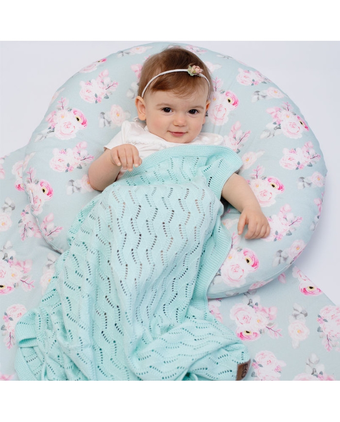 Cellular Bamboo blanket LILAC