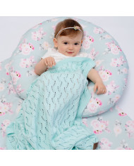 Cellular Bamboo blanket LILAC