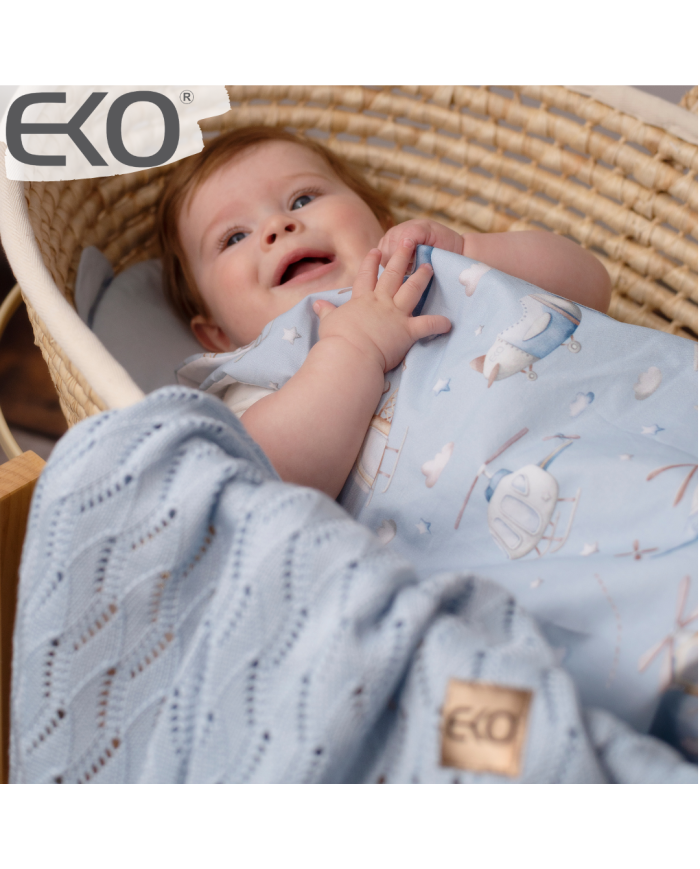 Cellular Bamboo blanket LILAC