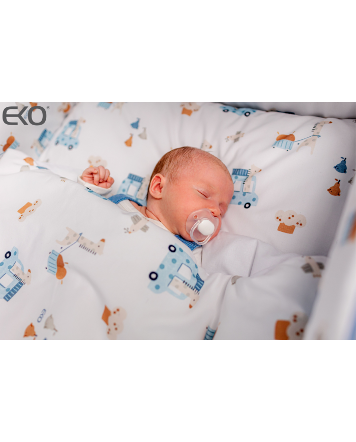 Printed cotton cot bedding set 120x90 cm CHERRIES Printed cotton cot bedding set 120x90 cm CHERRIES