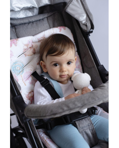 MEMORY foam baby support for strollers/pushchairs GIRL MEMORY foam baby support for strollers/pushchairs GIRL