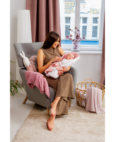 Cône en coton imprimé avec  en noix de coco BALLERINA MOUSE Cône en coton imprimé avec  en noix de coco BALLERINA MOUSE