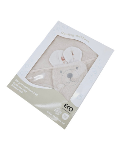 Bambusz fürdetőhuzat és mosdókendő EKO BEIGE MEADOW Bambusz fürdetőhuzat és mosdókendő EKO BEIGE MEADOW