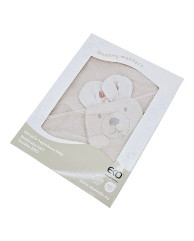 Bambusz fürdetőhuzat és mosdókendő EKO BEIGE MEADOW Bambusz fürdetőhuzat és mosdókendő EKO BEIGE MEADOW