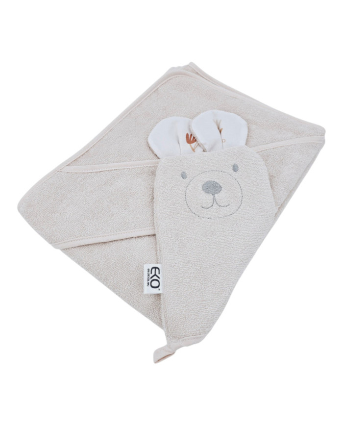 Bambusa peldmēteliņš un veļasutiņš EKO BEIGE MEADOW Bambusa peldmēteliņš un veļasutiņš EKO BEIGE MEADOW