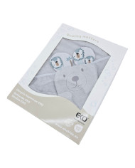 Couverture de bain et gant de toilette en bambou EKO LION