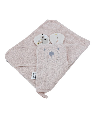 Bamboo Bathrobe plus washcloth EKO  MY FARM Bamboo Bathrobe plus washcloth EKO  MY FARM