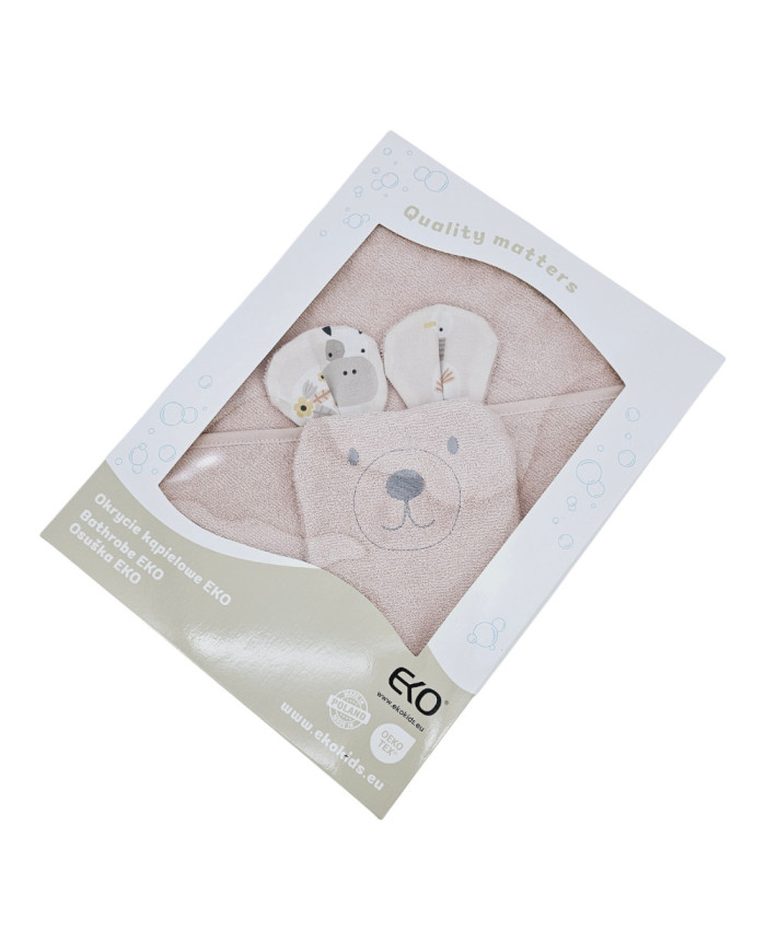 Bamusowe Okrycie kąpielowe i myjka EKO MOJA FARMA