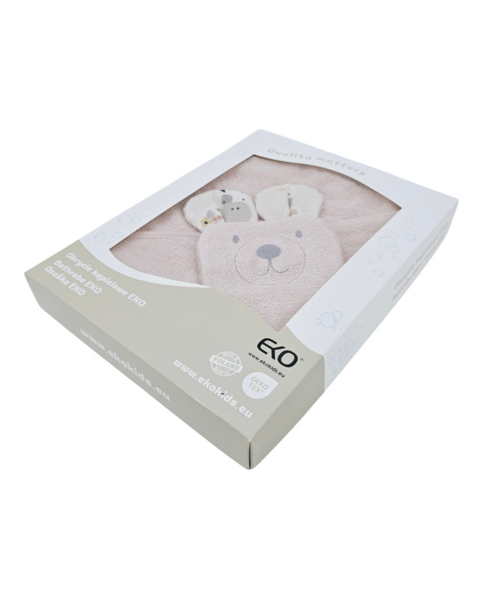 Bamusowe Okrycie kąpielowe i myjka EKO MOJA FARMA