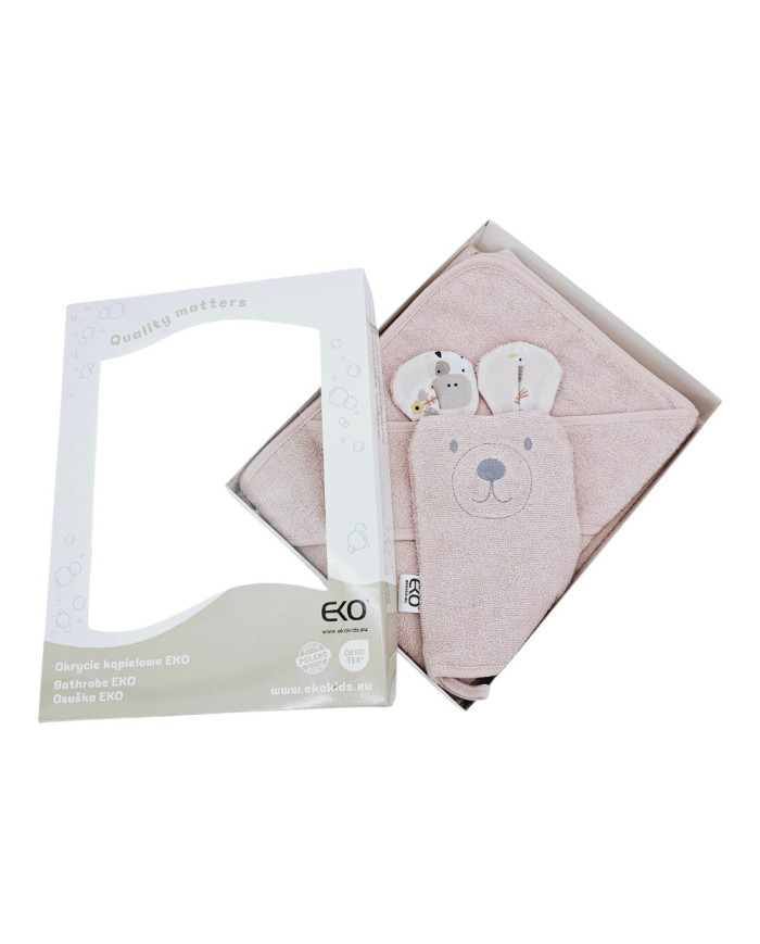 Bambusz fürdetőhuzat és mosdókendő EKO MY FARM Bambusz fürdetőhuzat és mosdókendő EKO MY FARM