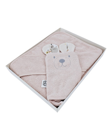 Couverture de bain et gant de toilette en bambou EKO MY FARM Couverture de bain et gant de toilette en bambou EKO MY FARM