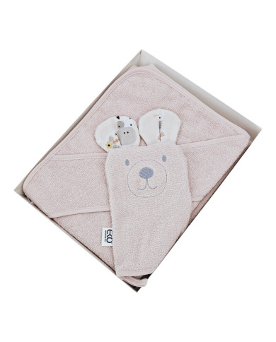 Bamboo Bathrobe plus washcloth EKO  MY FARM Bamboo Bathrobe plus washcloth EKO  MY FARM