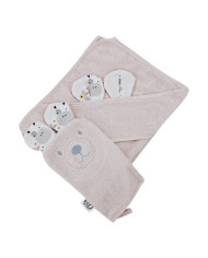 Бамбуковый чехол для купания и мочалка EKO MY FARM Бамбуковый чехол для купания и мочалка EKO MY FARM