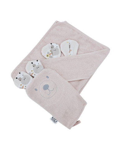 Bamboo Bathrobe plus washcloth EKO  MY FARM Bamboo Bathrobe plus washcloth EKO  MY FARM