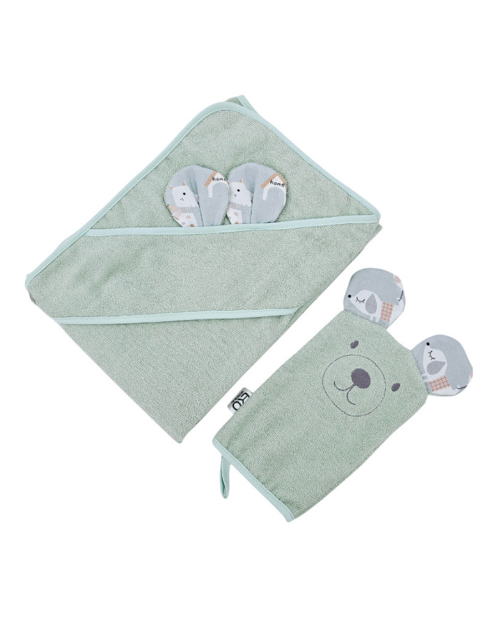 Bamboo Bathrobe plus washcloth EKO DOGS