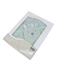 Couverture de bain et gant de toilette en bambou EKO DOGS