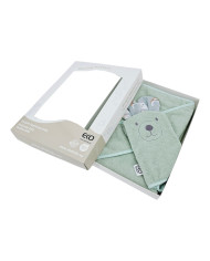 Couverture de bain et gant de toilette en bambou EKO DOGS