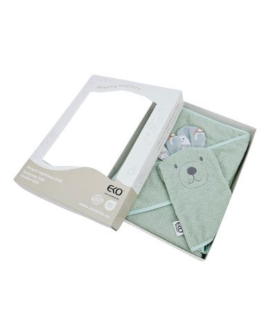 Couverture de bain et gant de toilette en bambou EKO DOGS Couverture de bain et gant de toilette en bambou EKO DOGS