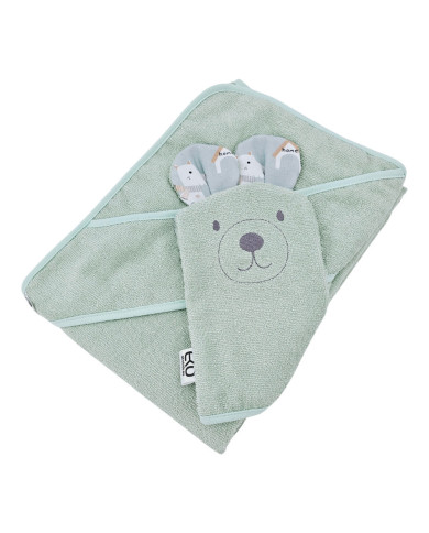 Couverture de bain et gant de toilette en bambou EKO DOGS Couverture de bain et gant de toilette en bambou EKO DOGS