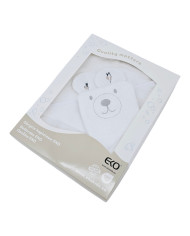 Couverture de bain et gant de toilette en bambou EKO CHERRIES Couverture de bain et gant de toilette en bambou EKO CHERRIES