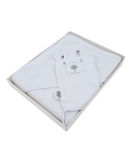 Couverture de bain et gant de toilette en bambou EKO CHERRIES Couverture de bain et gant de toilette en bambou EKO CHERRIES