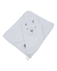 Couverture de bain et gant de toilette en bambou EKO CHERRIES Couverture de bain et gant de toilette en bambou EKO CHERRIES