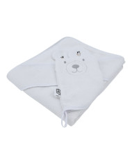 Couverture de bain et gant de toilette en bambou EKO CHERRIES Couverture de bain et gant de toilette en bambou EKO CHERRIES