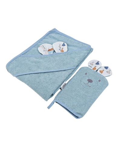 Bamboo Bathrobe plus washcloth EKO GIRAFFE Bamboo Bathrobe plus washcloth EKO GIRAFFE