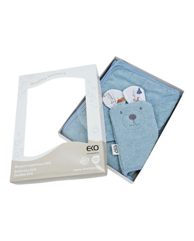 Bamboo Bathrobe plus washcloth EKO GIRAFFE Bamboo Bathrobe plus washcloth EKO GIRAFFE