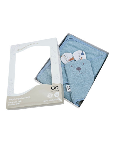 Bamboo Bathrobe plus washcloth EKO GIRAFFE Bamboo Bathrobe plus washcloth EKO GIRAFFE