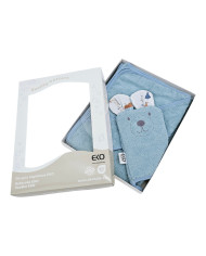 Couverture de bain et gant de toilette en bambou EKO GIRAFFE Couverture de bain et gant de toilette en bambou EKO GIRAFFE
