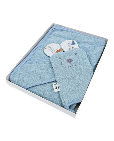 Bamboo Bathrobe plus washcloth EKO GIRAFFE Bamboo Bathrobe plus washcloth EKO GIRAFFE