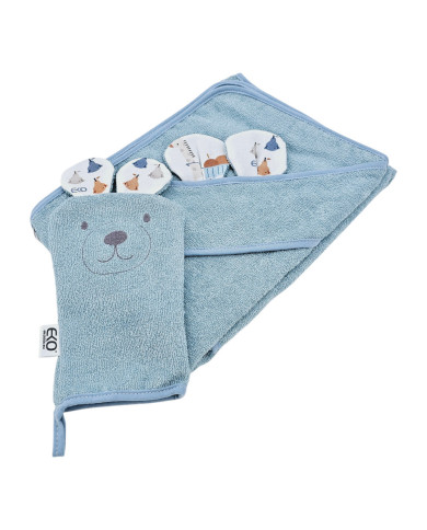 Bamboo Bathrobe plus washcloth EKO GIRAFFE Bamboo Bathrobe plus washcloth EKO GIRAFFE
