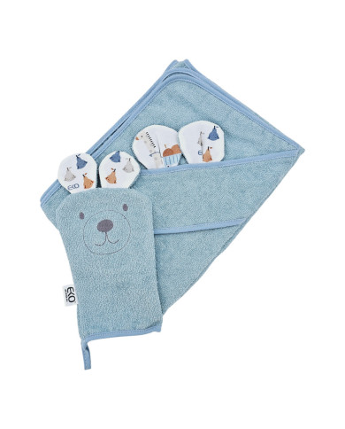 Bamboo Bathrobe plus washcloth EKO GIRAFFE Bamboo Bathrobe plus washcloth EKO GIRAFFE