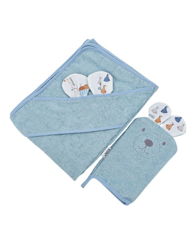 Bamboo Bathrobe plus washcloth EKO GIRAFFE Bamboo Bathrobe plus washcloth EKO GIRAFFE